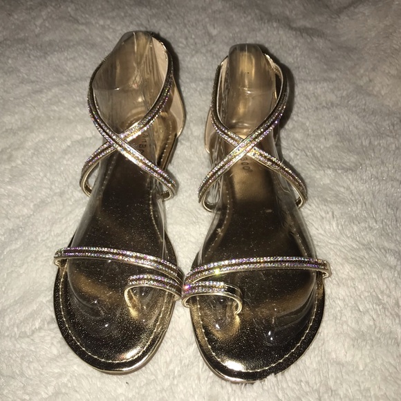 diamond flat sandals